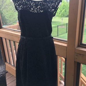 NWT White House Black Market dress. Black sz 6